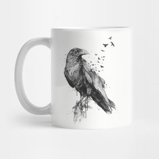 Born to be free (bw) Mug